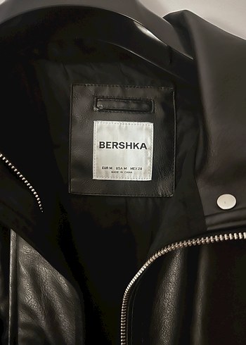 Siyah Deri Kadın Ceket - Görsel 2