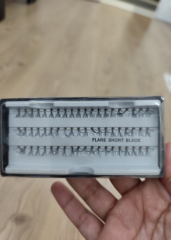 Kısa Siyah Takma ipek Kirpik Seti - Görsel 2