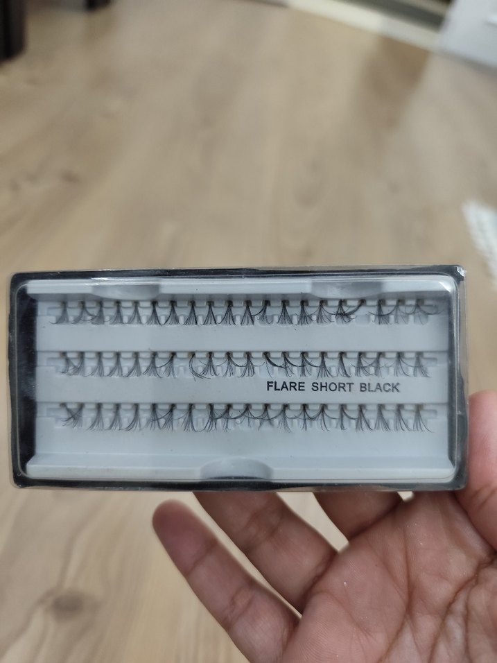 Kısa Siyah Takma ipek Kirpik Seti - Görsel 2