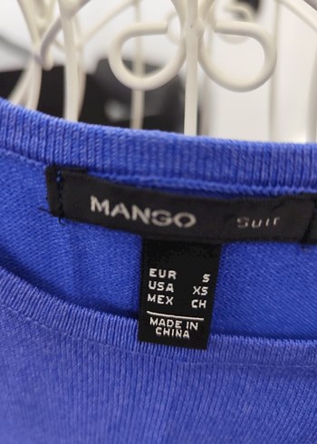 Mavi Kolsuz triko elbise - Görsel 4