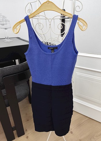 Mavi Kolsuz triko elbise - Görsel 2