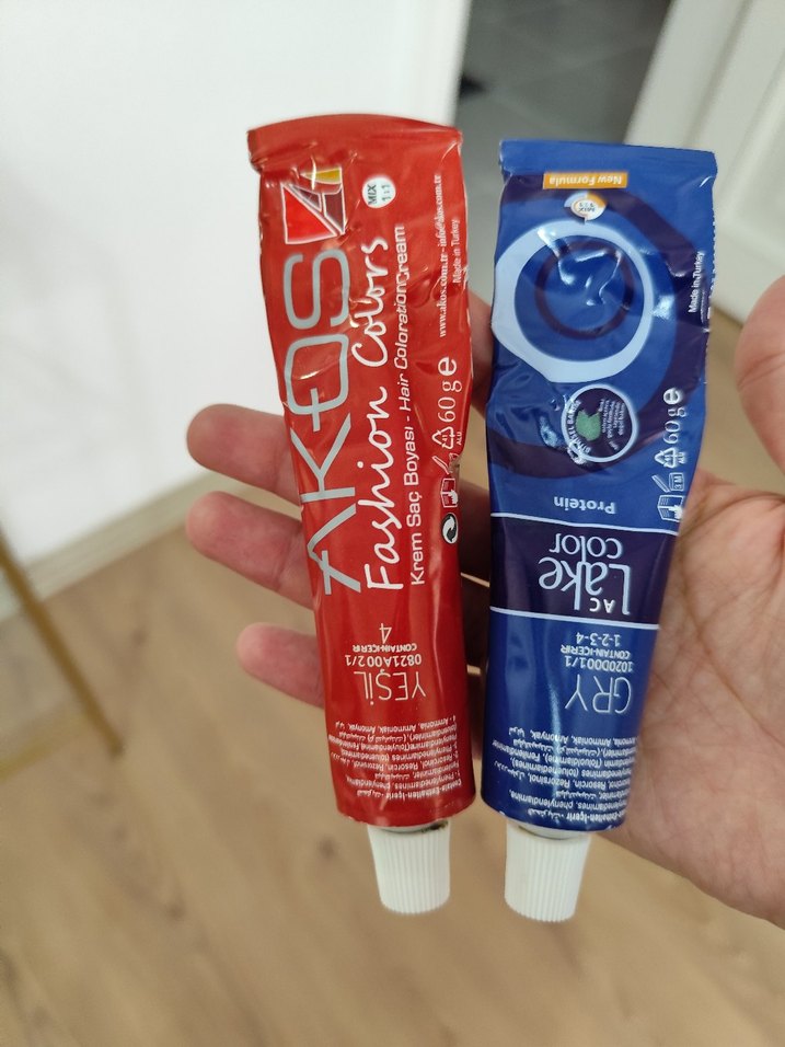 Akos ve Lake Color Krem Saç Boyası - Görsel 3