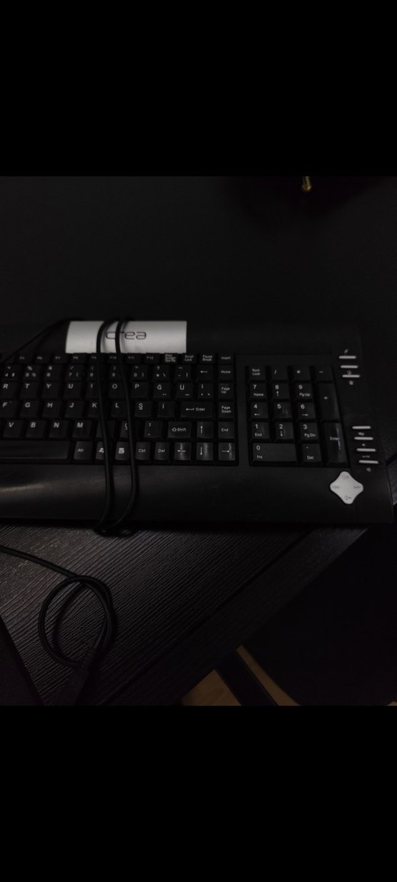 Kablolu Siyah Bilgisayar Klavyesi - Görsel 4