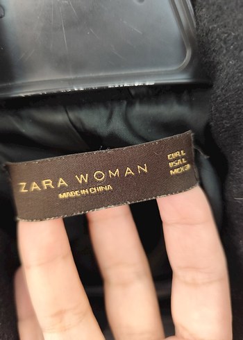 Siyah Çift Düğmeli Kaban - Görsel 3