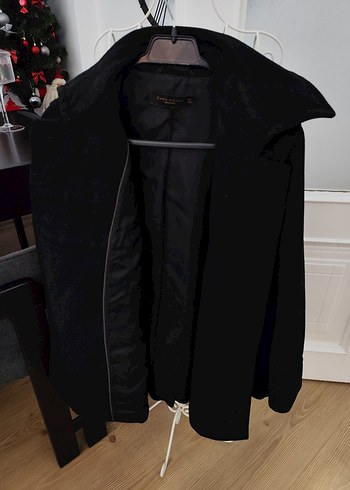 Siyah Çift Düğmeli Kaban - Görsel 6