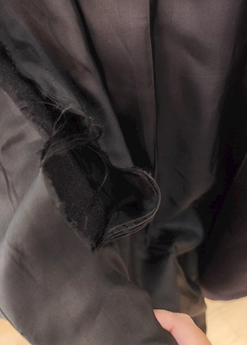 Siyah Çift Düğmeli Kaban - Görsel 5