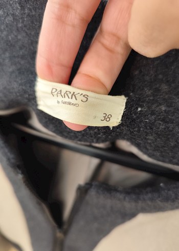 Rahat Kesim Gri Midi Yün Ceket - Görsel 3