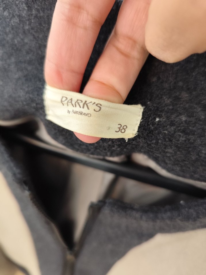 Rahat Kesim Gri Midi Yün Ceket - Görsel 3