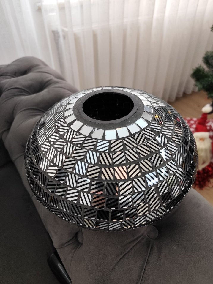 Siyah çok şık vazo - Görsel 3