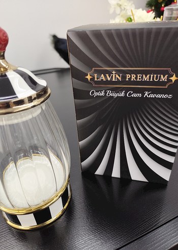 Lavin Premium Optik Büyük Cam Kavanoz - Görsel 3