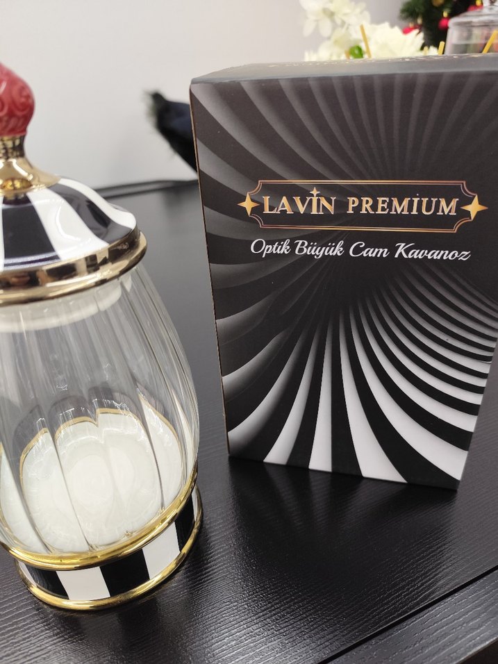 Lavin Premium Optik Büyük Cam Kavanoz - Görsel 3