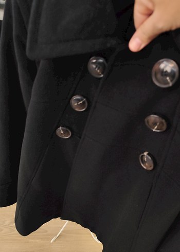 Siyah Çift Düğmeli ceket - Görsel 6