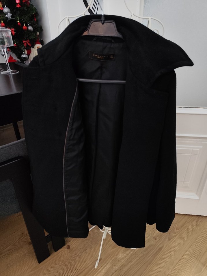 Siyah Çift Düğmeli ceket - Görsel 3