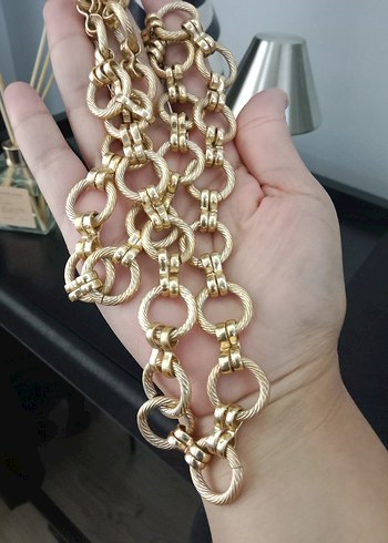 Accessorize Altın Renk Zincir Detaylı Kadın kolye