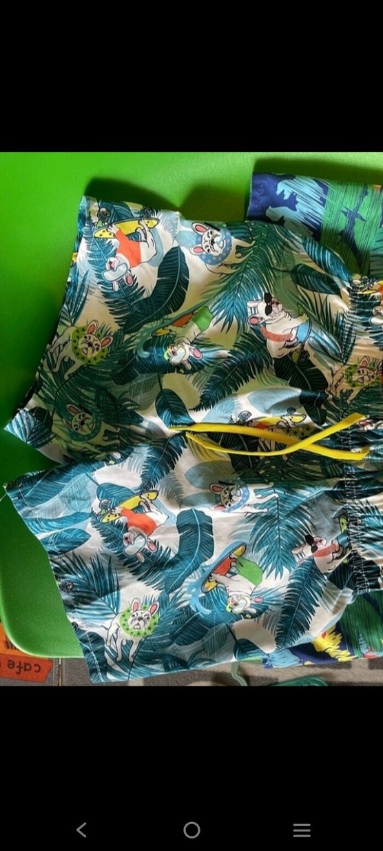 Çocuklar için Renkli Desenli Mayo Şortları - Görsel 2