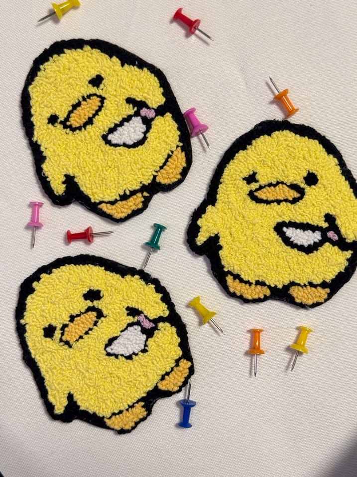 Katil Civciv Tekli Mini Punch Bardak Altlığı - Görsel 3