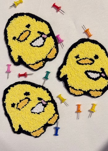 Katil Civciv Mini Üçlü Punch Bardak Altlığı - Görsel 2