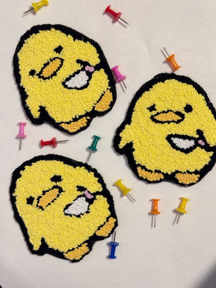 Katil Civciv Mini Üçlü Punch Bardak Altlığı - Görsel 2