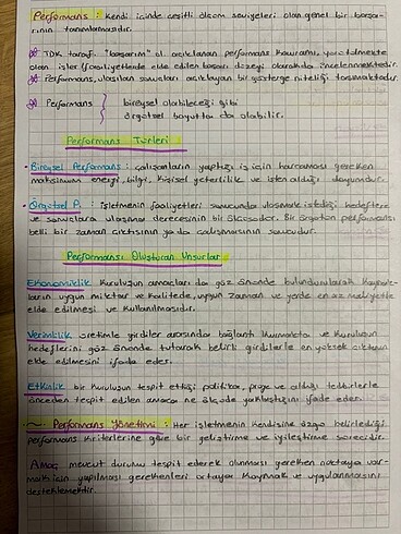 Sağlık Yönetimi Bölümü Sağlık işletmelerinde Performans Yönetimi