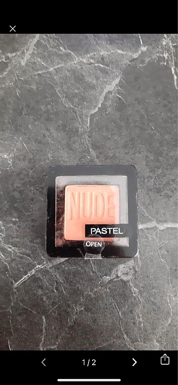 Pastel nude far