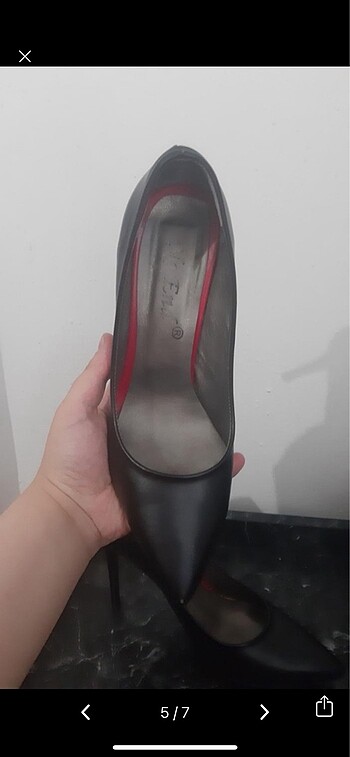 38 Beden Siyah stiletto
