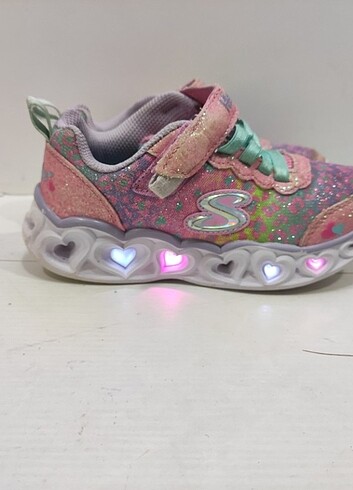 Skechers heartlight ışıklı spor ayakkabı tertemiz 