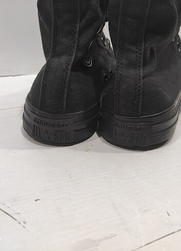 38 Beden siyah Renk Simsiyah renk Converse tertemiz (Kara mamba)