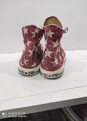 37,5 Beden kırmızı Renk Converse Özel seri hatasız ürün 