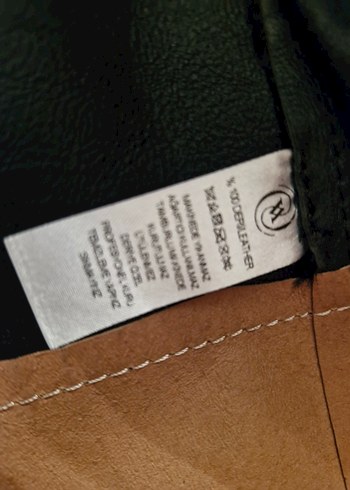 VAKKO Kahverengi Deri Kürklü Uzun Kadın Kaban - Görsel 6