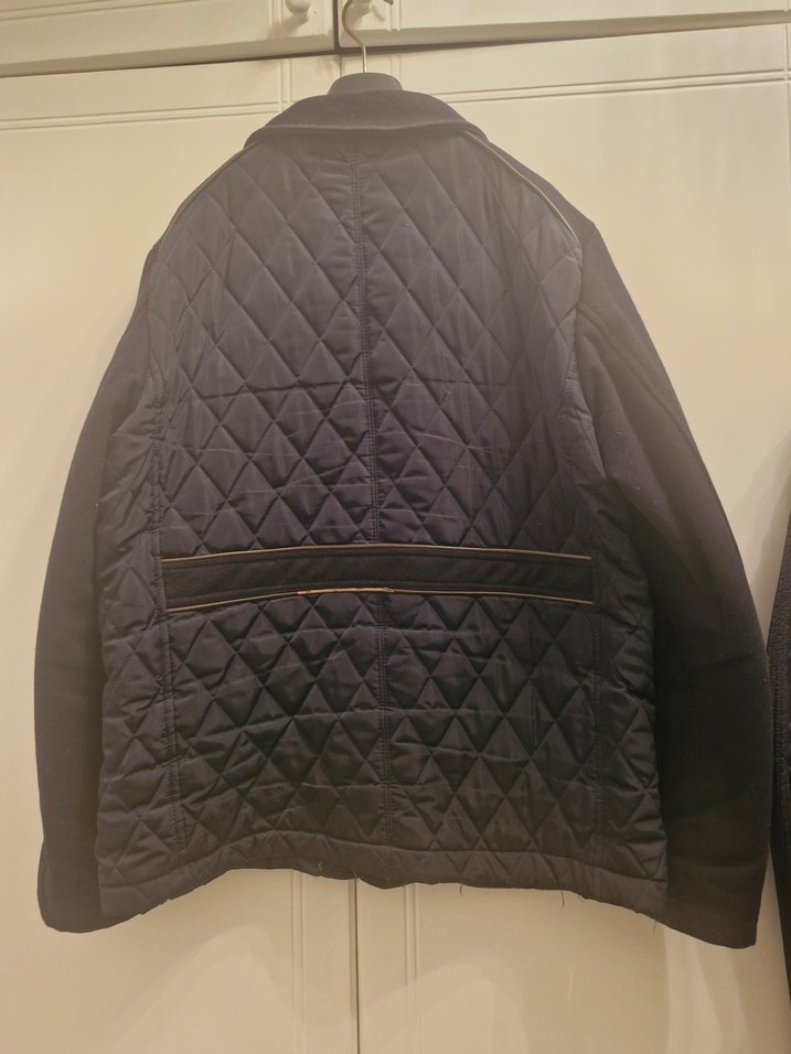 İGS Düğmeli Erkek kaşe/Deri mont - Görsel 4