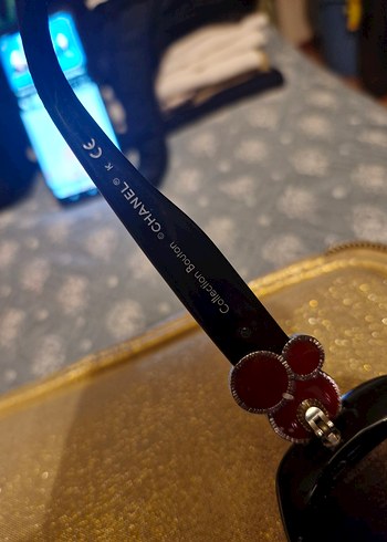 CHANEL Klasik Siyah Tokalı Kadın Gözlüğü - Görsel 4