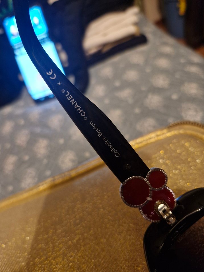 CHANEL Klasik Siyah Tokalı Kadın Gözlüğü - Görsel 4