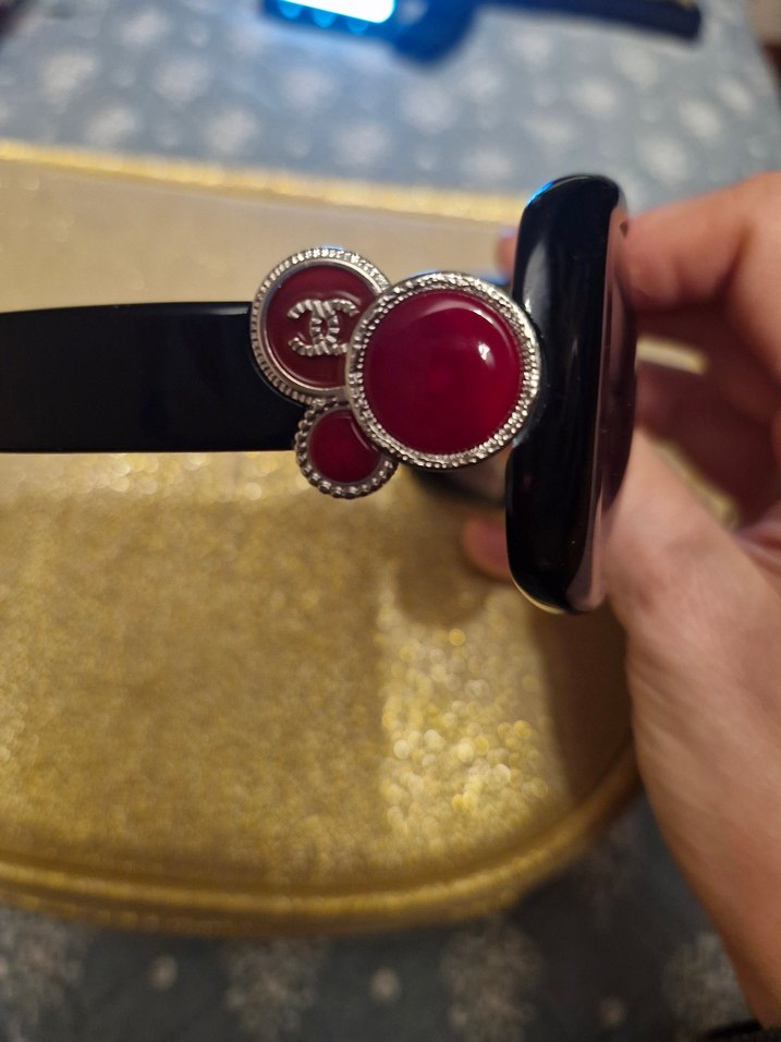 CHANEL Klasik Siyah Tokalı Kadın Gözlüğü - Görsel 5