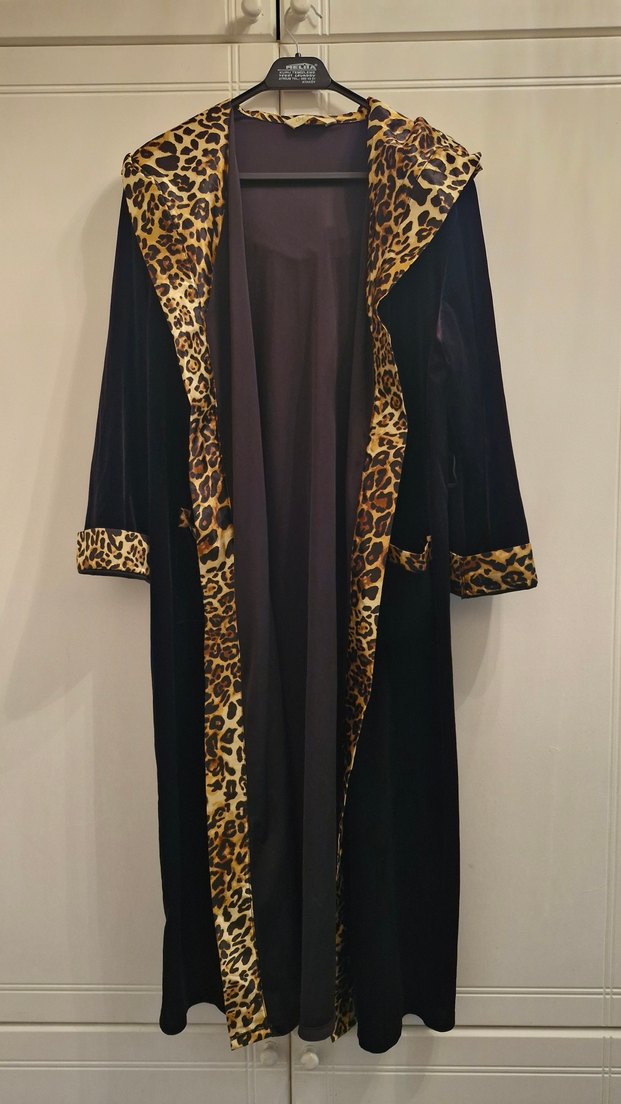 AYYILDIZ Leopar Desenli Uzun Sabahlık - Görsel 2