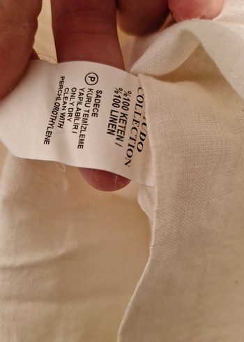 40 Beden beyaz Renk Beyaz Keten Kadın Plaj elbisesi