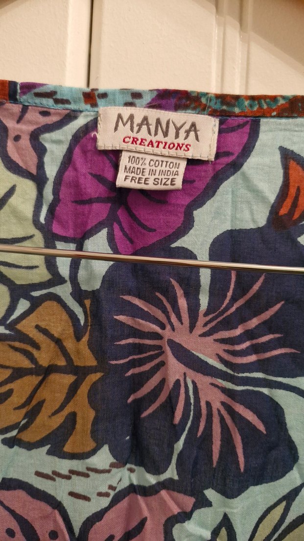 Boncuk Detaylı Renkli Uzun Bohem Kimono - Görsel 4