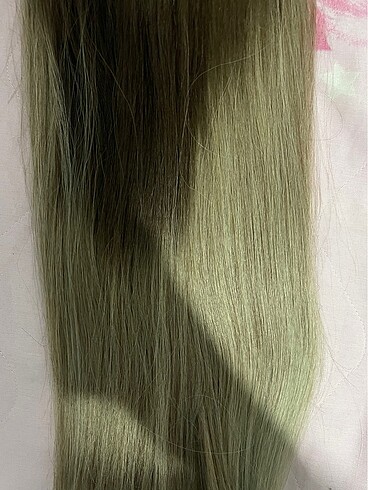  Beden sarı Renk Hime cut ombre peruk