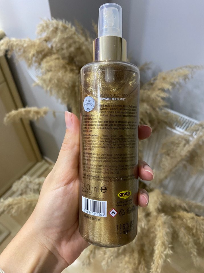 Bee Beauty Işıltılı Vücut Spreyi 250 ml - Görsel 2