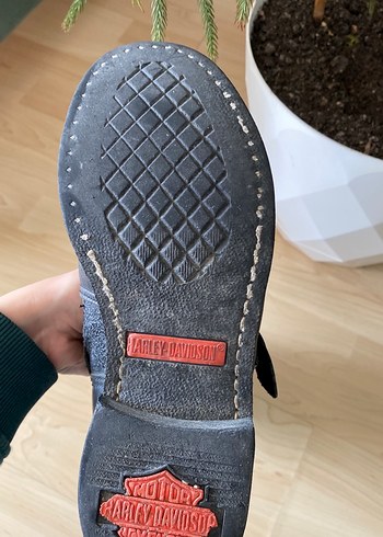 Harley Davidson Siyah Kadın Deri Çizme - Görsel 10