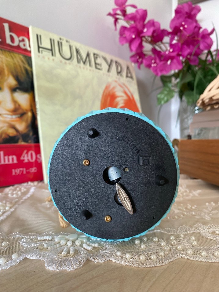 Turkuaz Renkli Müzikli Kar Küresi - Görsel 4