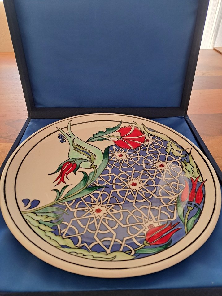 çini el yapimi tabak - Görsel 5