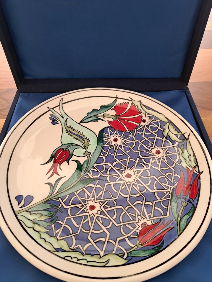 çini el yapimi tabak - Görsel 4