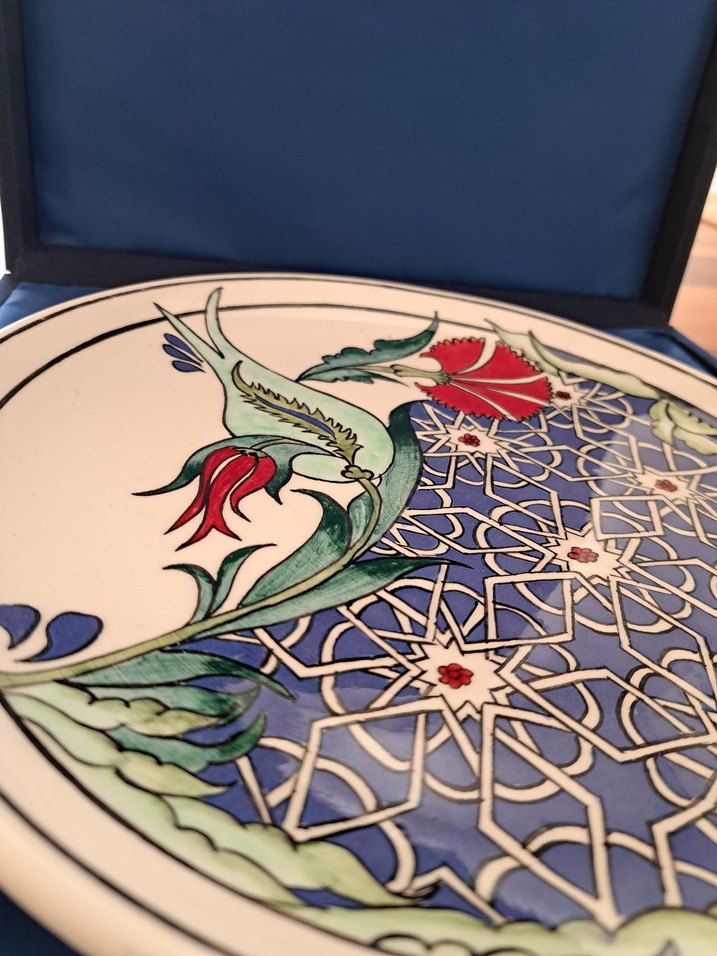 çini el yapimi tabak - Görsel 3