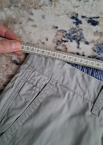 SARAR bej Bol Kesim Keten Erkek Pantolon - Görsel 6