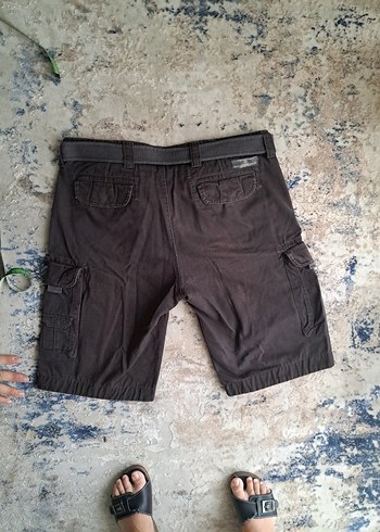 kemer Detaylı antrasit  erkek Şort - Görsel 4