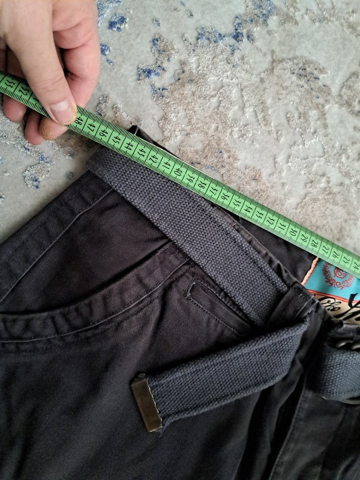 kemer Detaylı antrasit  erkek Şort - Görsel 5