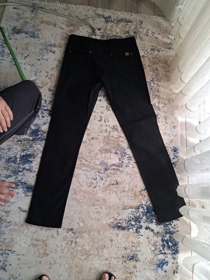 koton Siyah erkek Pantolon - Görsel 5