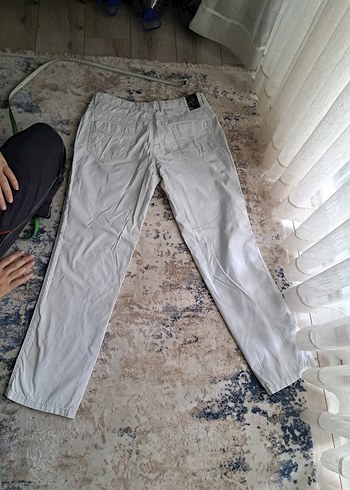 KIGILI Erkek Bej Regular Fit Pantolon - Görsel 7