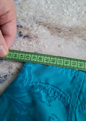 Erkek Turkuaz Mini Bağcıklı Bağlamalı mayo - Görsel 2