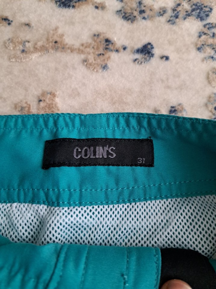 Erkek Turkuaz Mini Bağcıklı Bağlamalı mayo - Görsel 4